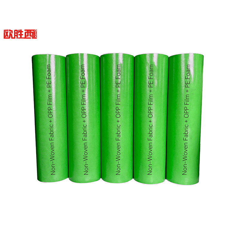 অ বোনা ফ্যাব্রিক + OPP ফিল্ম + PE ফোম